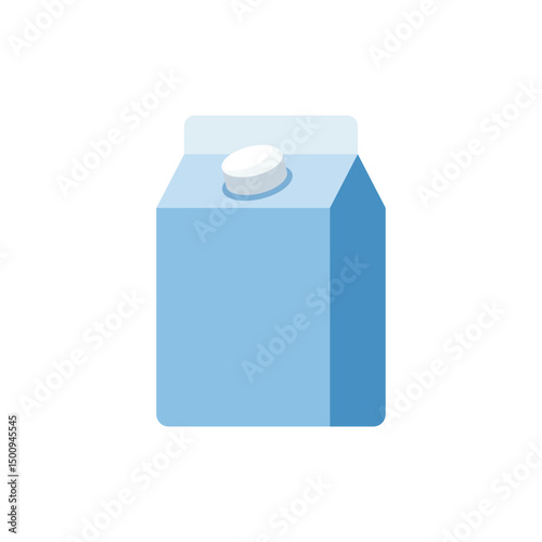 Milk bottle icon in flat style. Dairy product vector illustration on isolated background. Milky liquid sign business concept.
