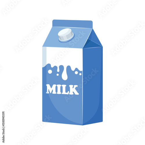 Milk bottle icon in flat style. Dairy product vector illustration on isolated background. Milky liquid sign business concept.