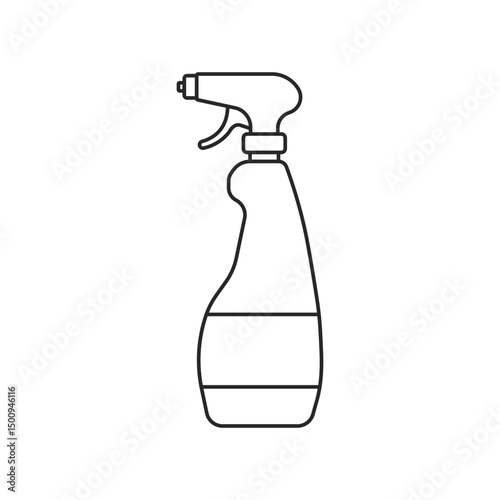 Spray can icon in flat style. Aerosol bottle vector illustration on isolated background. Gas container sign business concept.