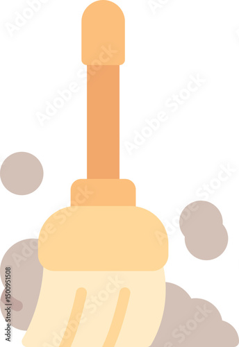 Cleaning room icon