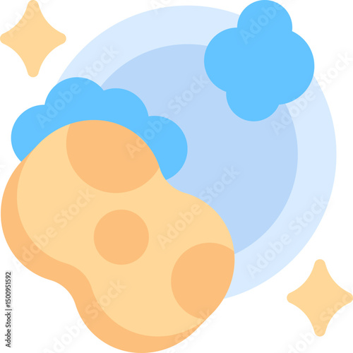 Cleaning plate icon