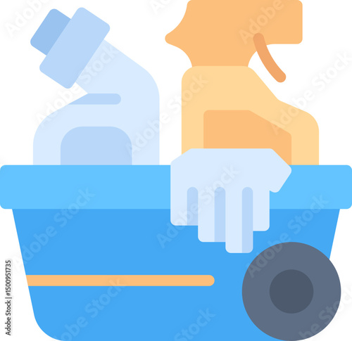 Cleaning tools icon