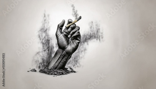 World No Tobacco Day. Healthy living and smoke-free airspace.