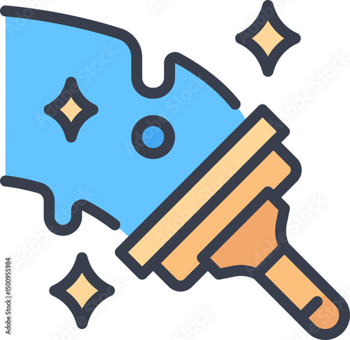 Window cleaning icon