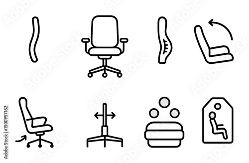 Ergonomic office chair features and adjustments for optimal comfort