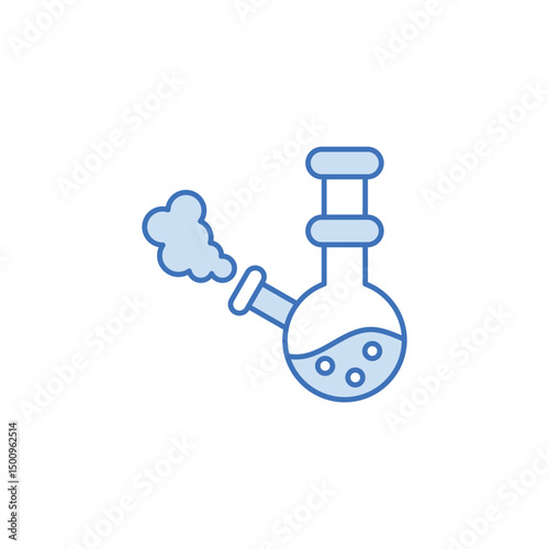 Bong Alcohol icon design with white background stock illustration