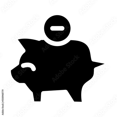 Piggy bank icon