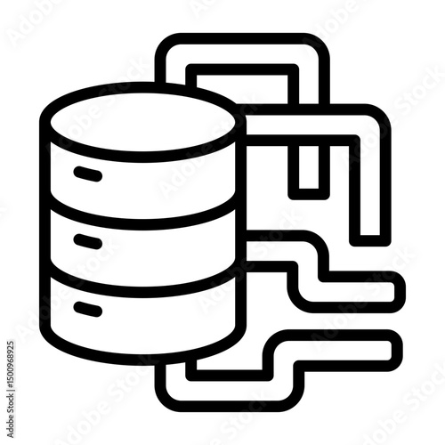 Data Pipeline Icon