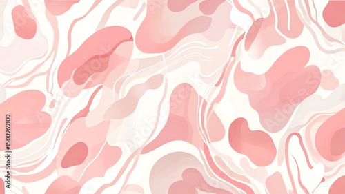 Abstract Pink Marble Texture: A Swirling Symphony of Pastel Hues