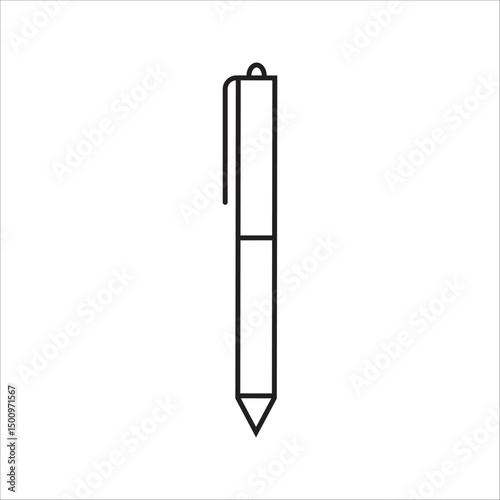  Drawing pen icon. Writing ink mark symbol. Writing pencil vector illustration. on white background