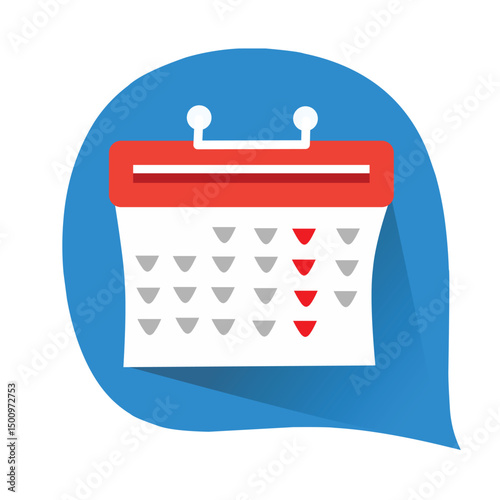 Calendar icon Reminder appointment vector illustration symbol design.