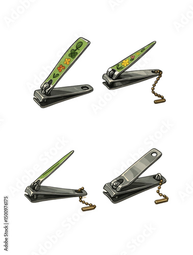 a set of nail clippers 