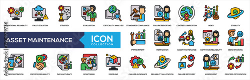 Asset Maintenance Icon Collection