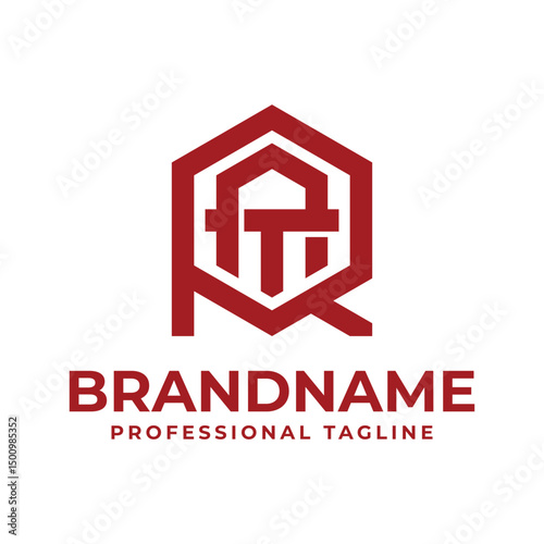 Letters RAT Hexagon Logo, for RAT, RTA, ART, ATR, TRA, TAR initials