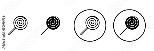 Candy icon vector. candy sign and symbol.