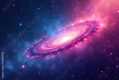 Abstract swirling nebula, cosmic dust seamless loop, backgrounds, pink, loop