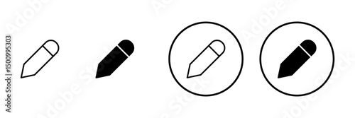 Pencil icon vector. pen sign and symbol. edit icon vector