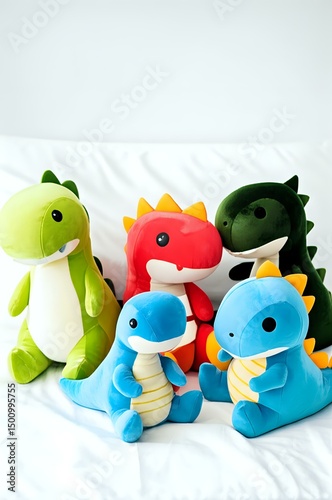 Adorable Dinosaur Plush Toys Collection