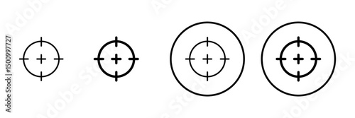Target icon vector. goal icon vector. target marketing sign and symbol