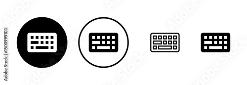 Keyboard icon logo design. keyboard sign and symbol