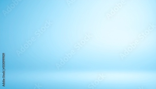 ランダムなグラデーションが淡いブルーのマット背景に柔らかな光の動きを作り出し、穏やかで繊細な空間を演出する一枚

