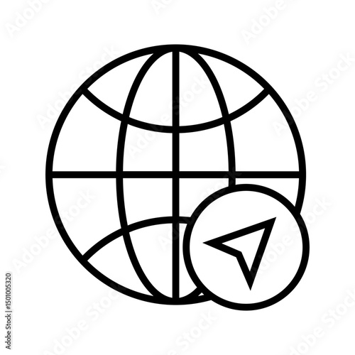 world icon symbol. World earth icon. web icon. website, homepage icon. eco earth