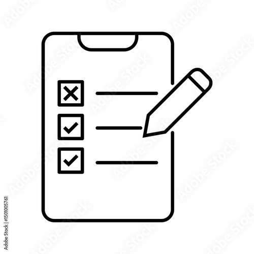 icon Clipboard, checklist, report, survey