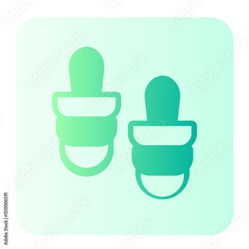 ear plug gradient icon