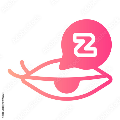 sleepy gradient icon
