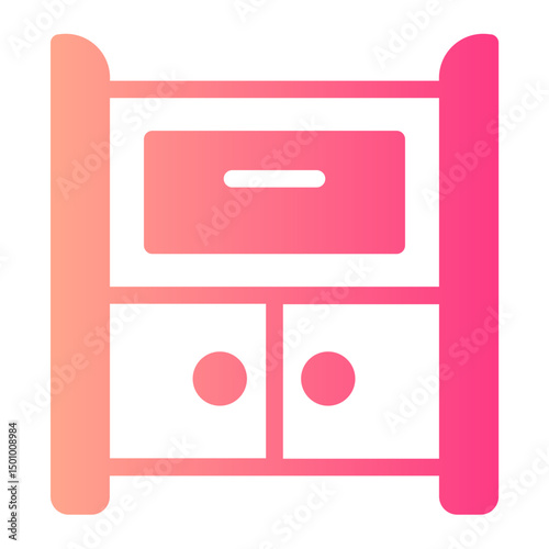Bedside  gradient icon