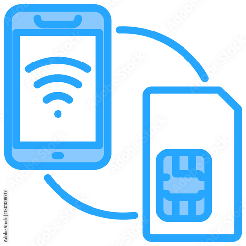 Local Sim Card Icon