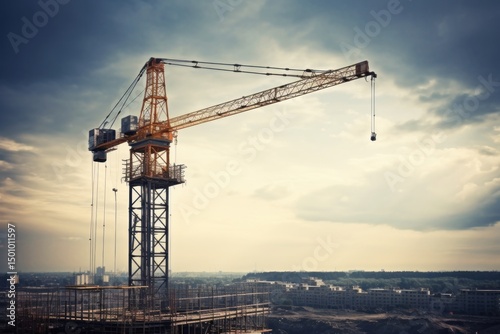 Construction tower crane architecture development incomplete.