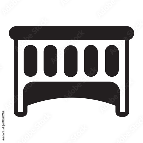 crib glyph icon