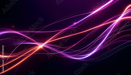 abstract background with glowing lines