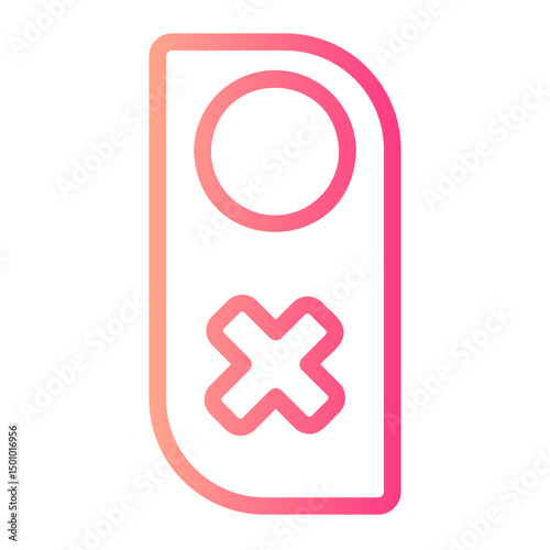 do not disturb gradient icon