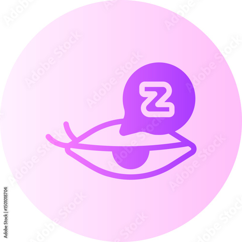 sleepy gradient icon
