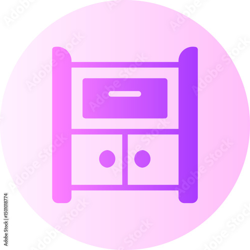 Bedside  gradient icon