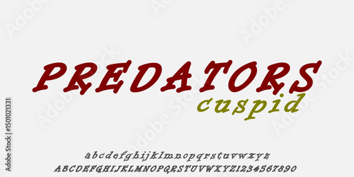 Modern Elegant Glamour Font Uppercase Lowercase and Number. Lettering Fashion Designs. Typography condensed serif fonts for design vector illustration