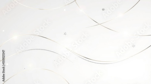 Minimal Beige Background with Subtle Gold and Black Wavy Lines