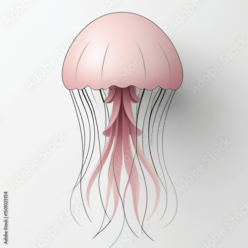 jellyfish in pink