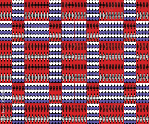 seamless knitted pattern