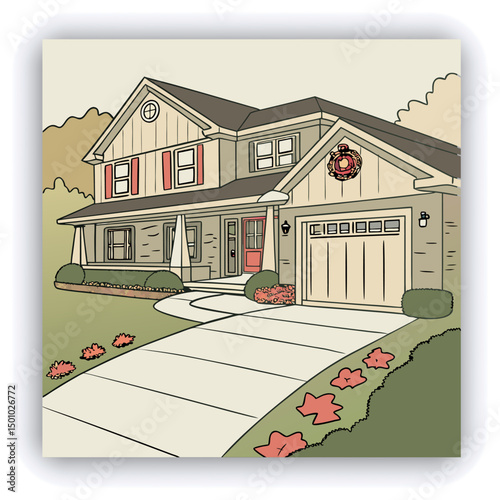 Engage your audience with our stunning real estate house social media post or square template, designed to captivate and attract potential buyers with its eye catching visuals and compelling content