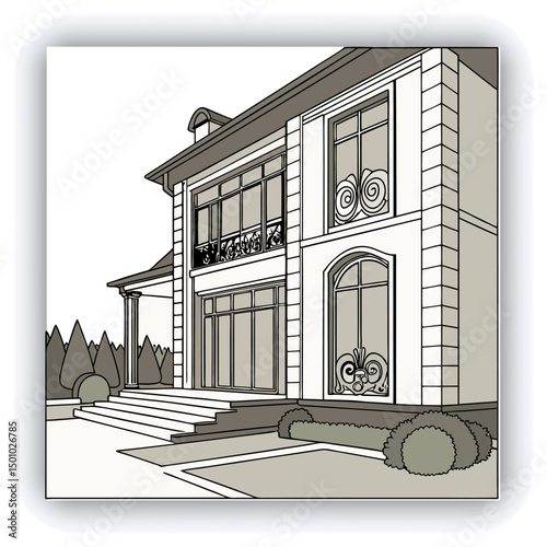 Engage your audience with our stunning real estate house social media post or square template, designed to captivate and attract potential buyers with its eye catching visuals and compelling content