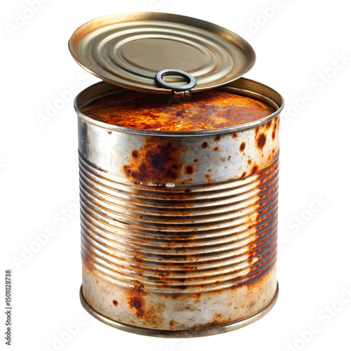 Rusty Tin Can: Food Storage, Corrosion, Metal, Decay