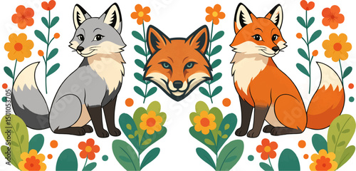 Fox vector three models.eps