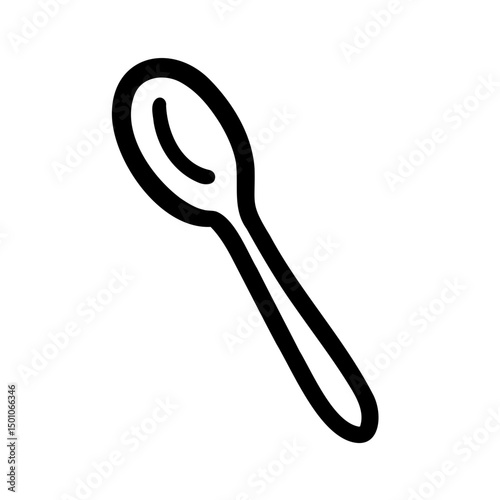 stainless steel spoon isolated