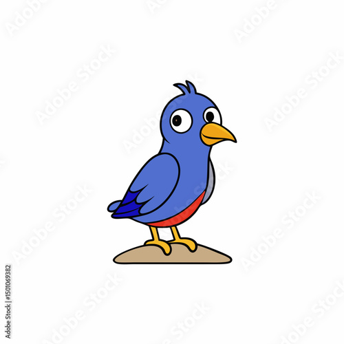 bird perched on white