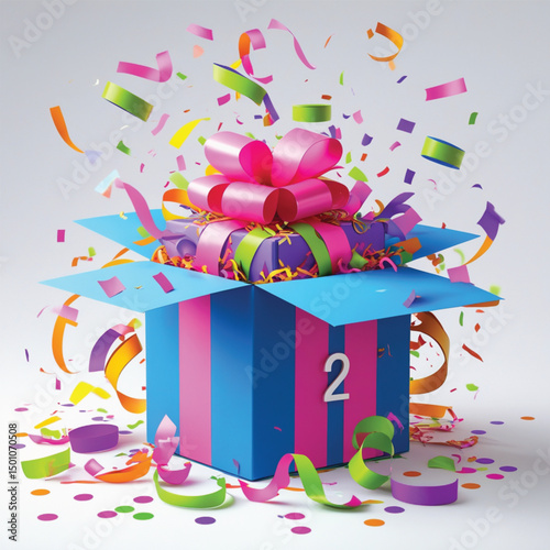 colorful gift boxes