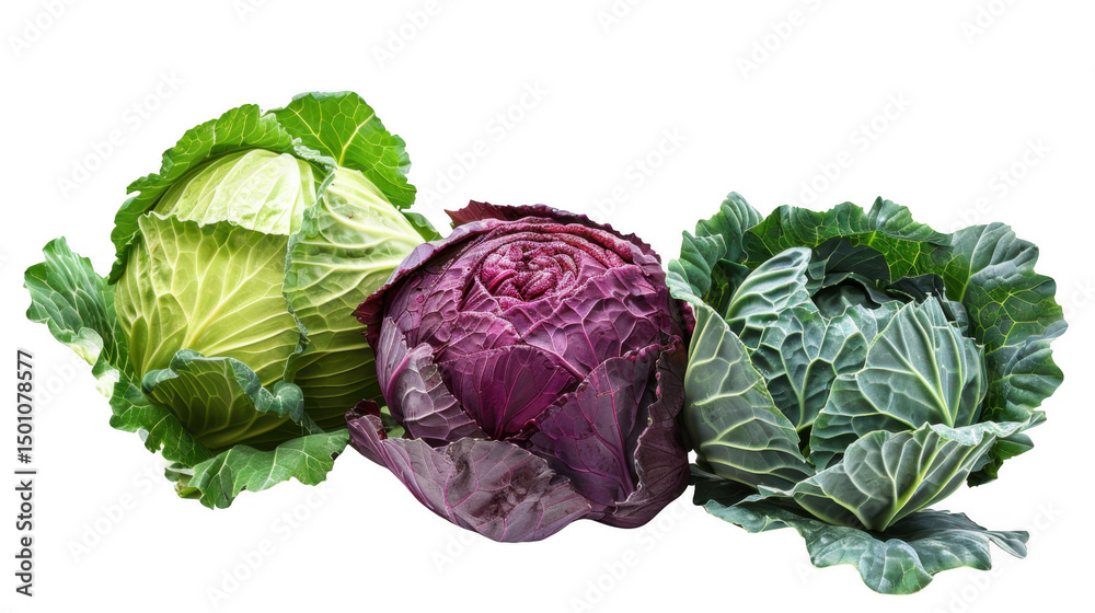 Obraz premium Mixed Cabbage Trio