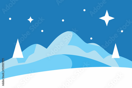 crystal clear day with sparkling snow and crisp